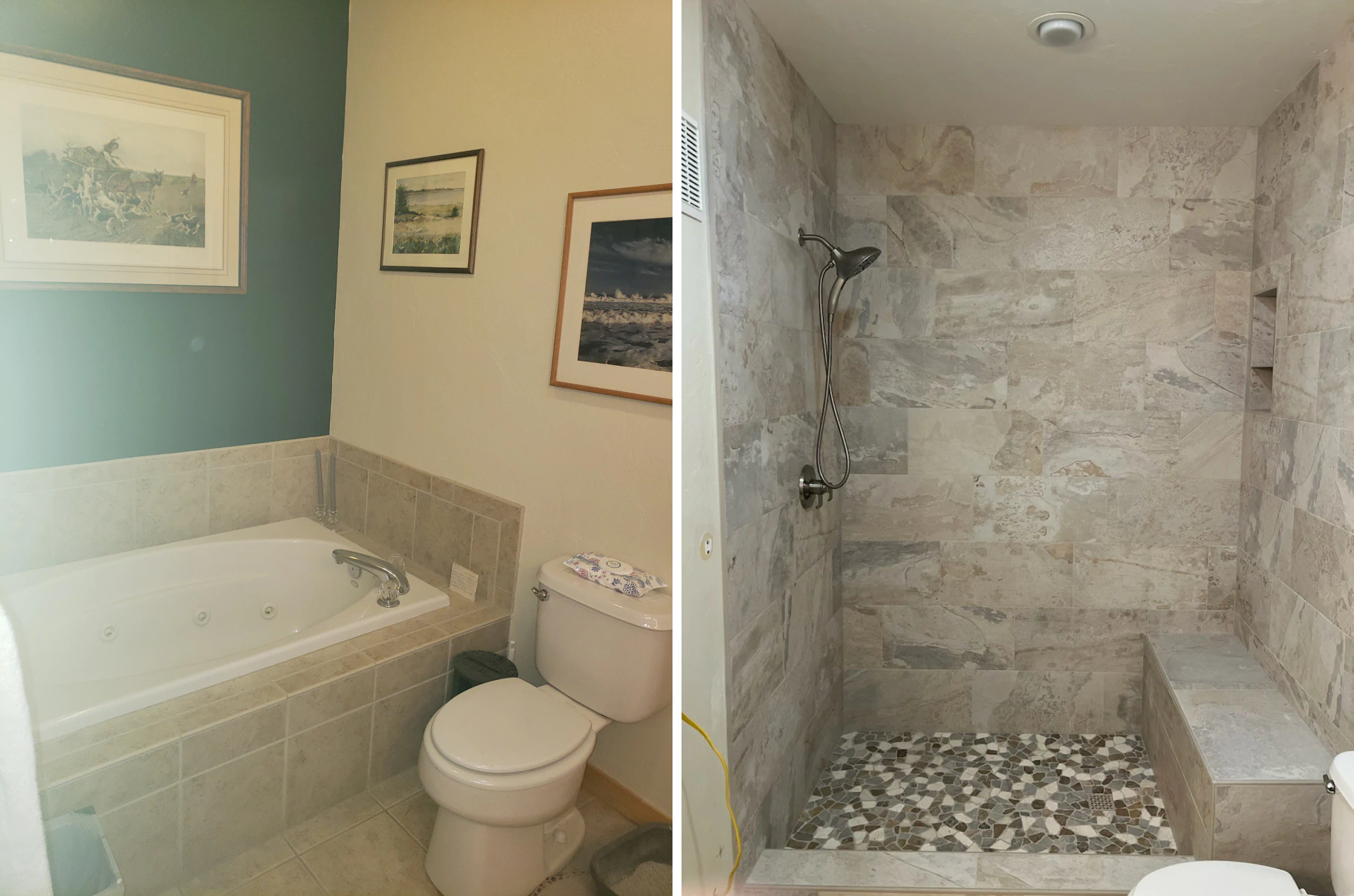bathroom remodel before and after 2